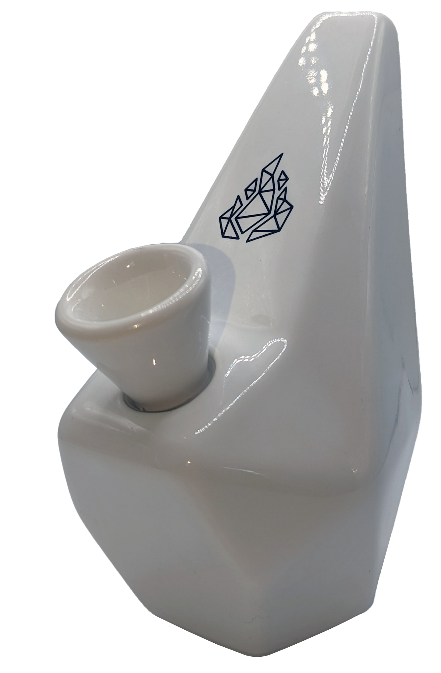 BRNT POLYGON - CERAMIC WATERPIPE About The Polygon provides a signature visual and smoking experience that’s unlike any water pipe in its field. Exemplifying ingenuity, its ergonomic base fits perfectly in your hand while providing maximum internal surface area allowing the smoke to cool down and create the perfect cannabis experience.