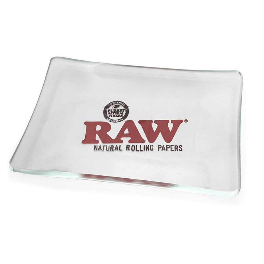 RAW CLEAR GLASS MINI TRAY