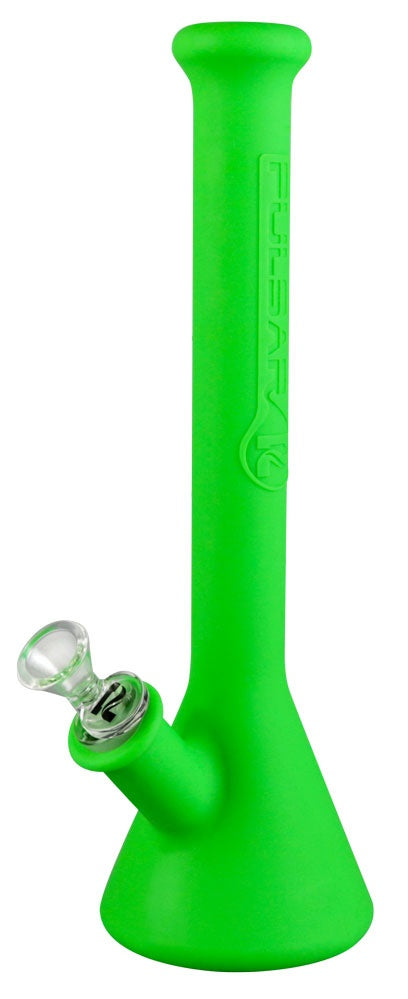 The R.I.P. silicone bong from Pulsar is practically indestructible. Platinum cured silicone construction makes this piece clean, light, and best of all bendable! 