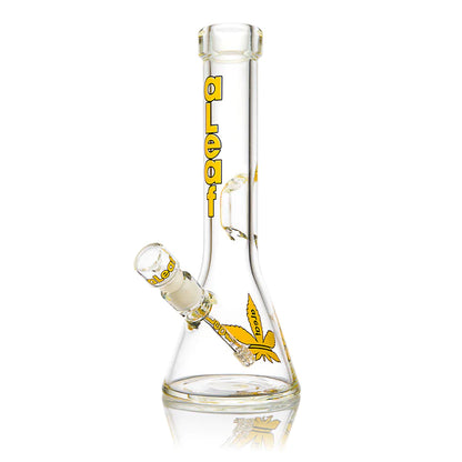 ALEAF 14" 9MM SPEC HEAD BEAKER W/ ICE CATCH & CARRYING CASE  This is the Heavy Duty Spec Head Beaker for all the Heavy Duty hitters. With its 9mm thickness and ice catcher handle, it can stand any kind of party. Not to mention the added filtration you get from the custom matrix down stem!