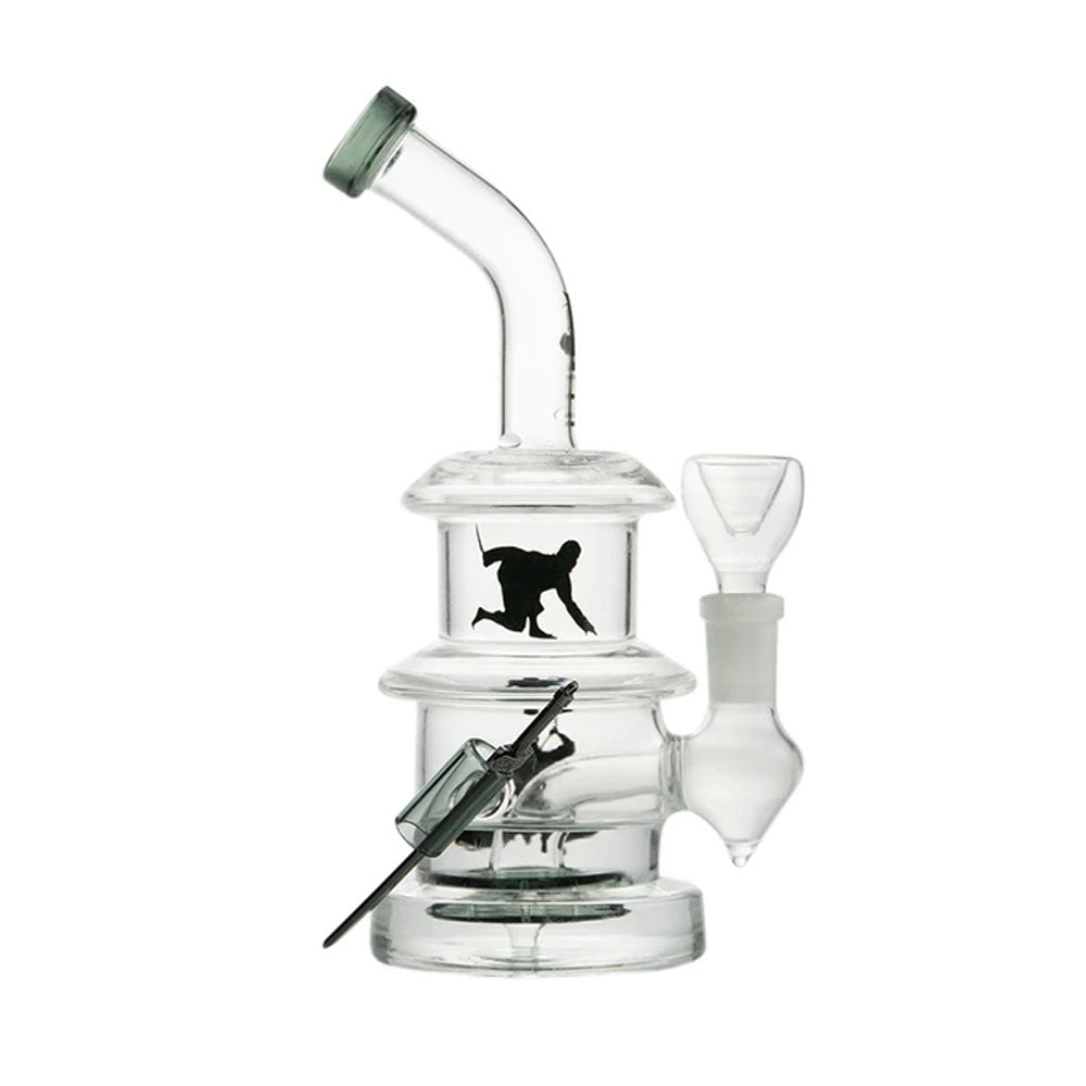 Prepare for an epic smoking experience with the 7" Ninja Rig – a compact powerhouse that'll have you feeling lit and looking fly at your next session! This sleek rig isn't just eye-catching; it's a game-changer for your smoking rituals.