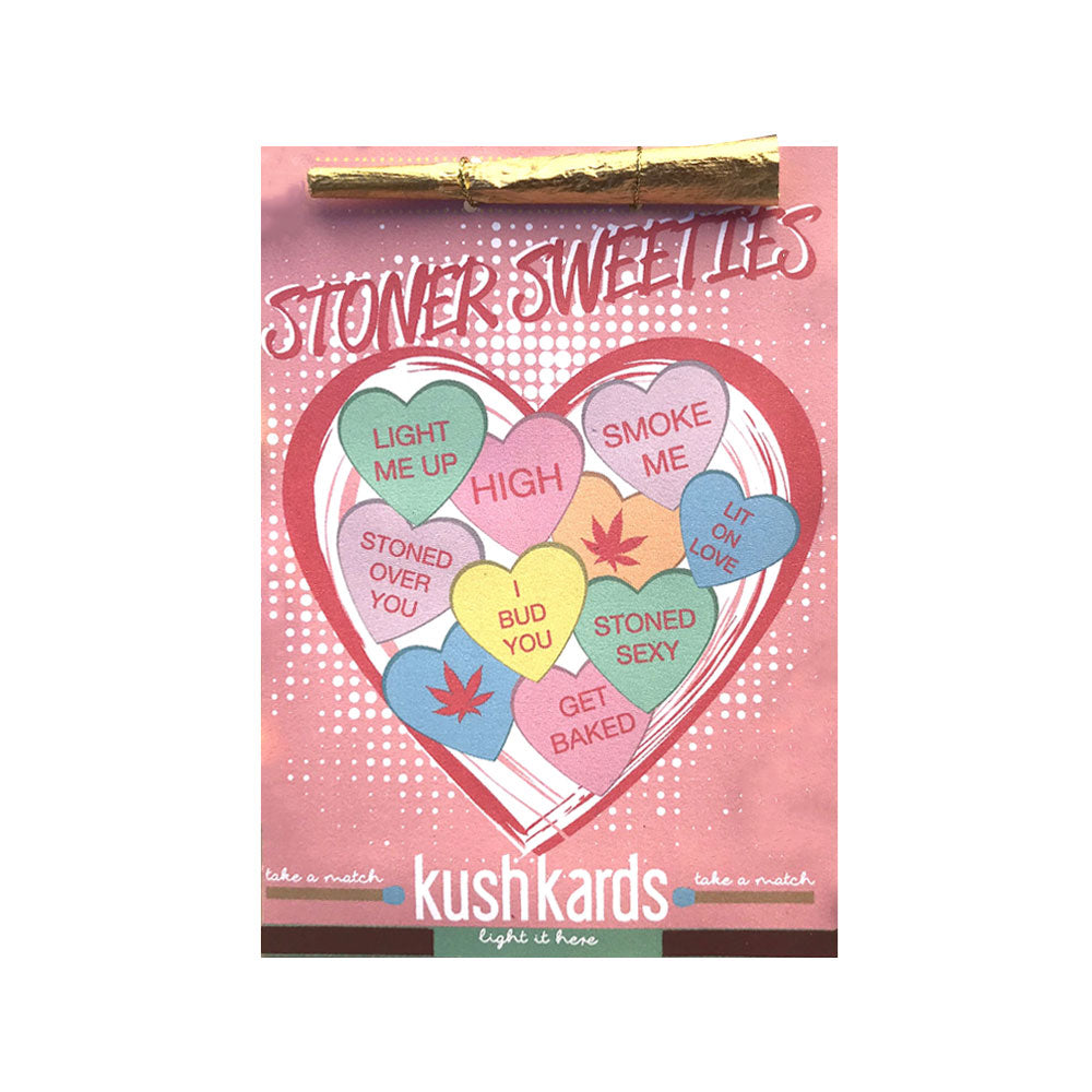 KUSHKARDS "JUST ADD A PRE-ROLL" GREETING CARD - STONER SWEETIES