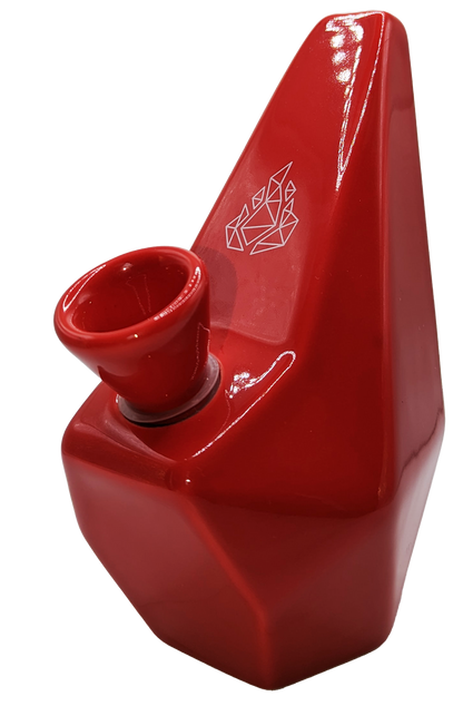 BRNT POLYGON - CERAMIC WATERPIPE About The Polygon provides a signature visual and smoking experience that’s unlike any water pipe in its field. Exemplifying ingenuity, its ergonomic base fits perfectly in your hand while providing maximum internal surface area allowing the smoke to cool down and create the perfect cannabis experience.