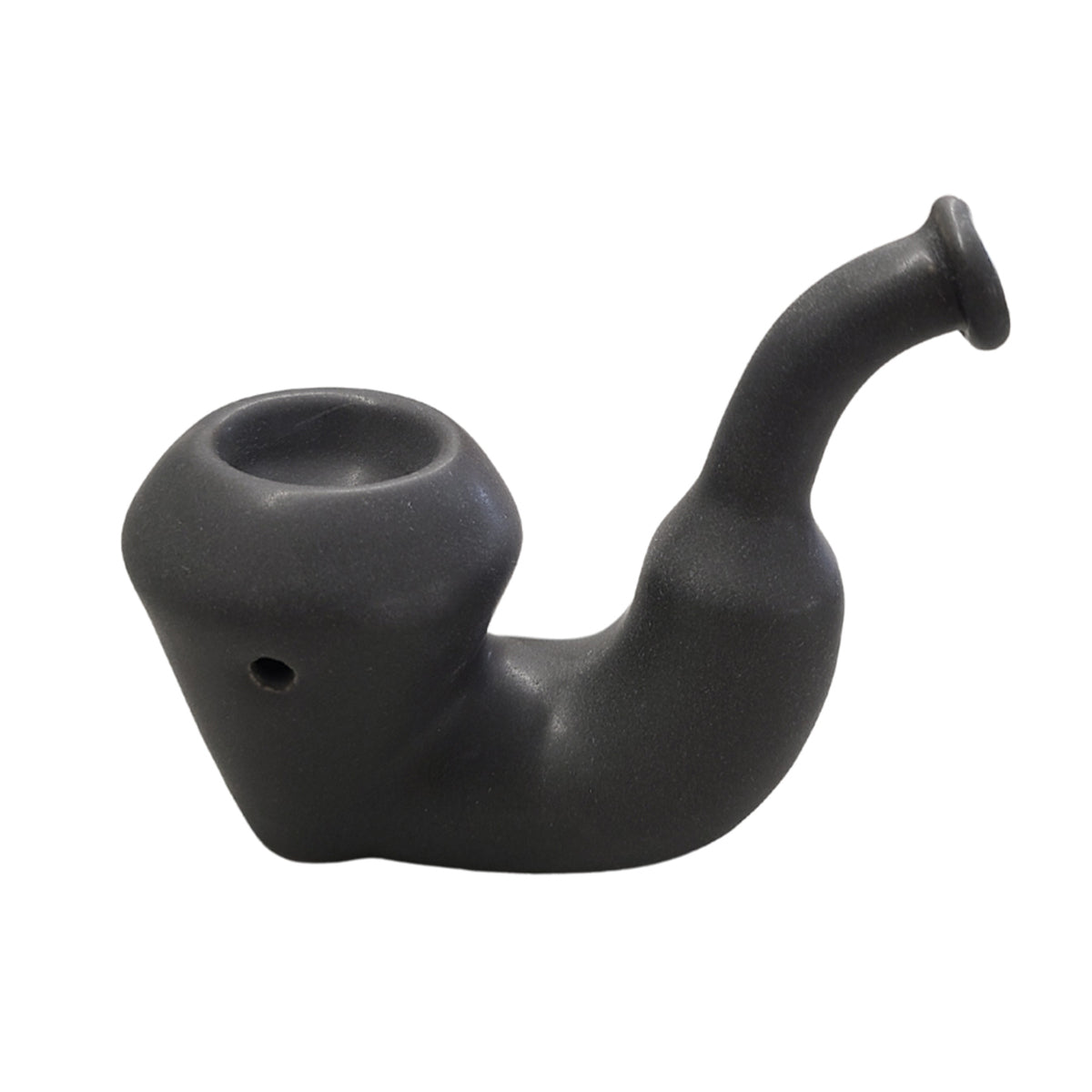 This Sherlock Pipe by Oak & Earth takes the classic sherlock design and puts a new, beautiful spin on it. The pipe is handcrafted in Tucson, Arizona using a ceramic material that gives it a natural look and feel. You can tell by simply looking at this pipe that it fits comfortably in your hand and it does.