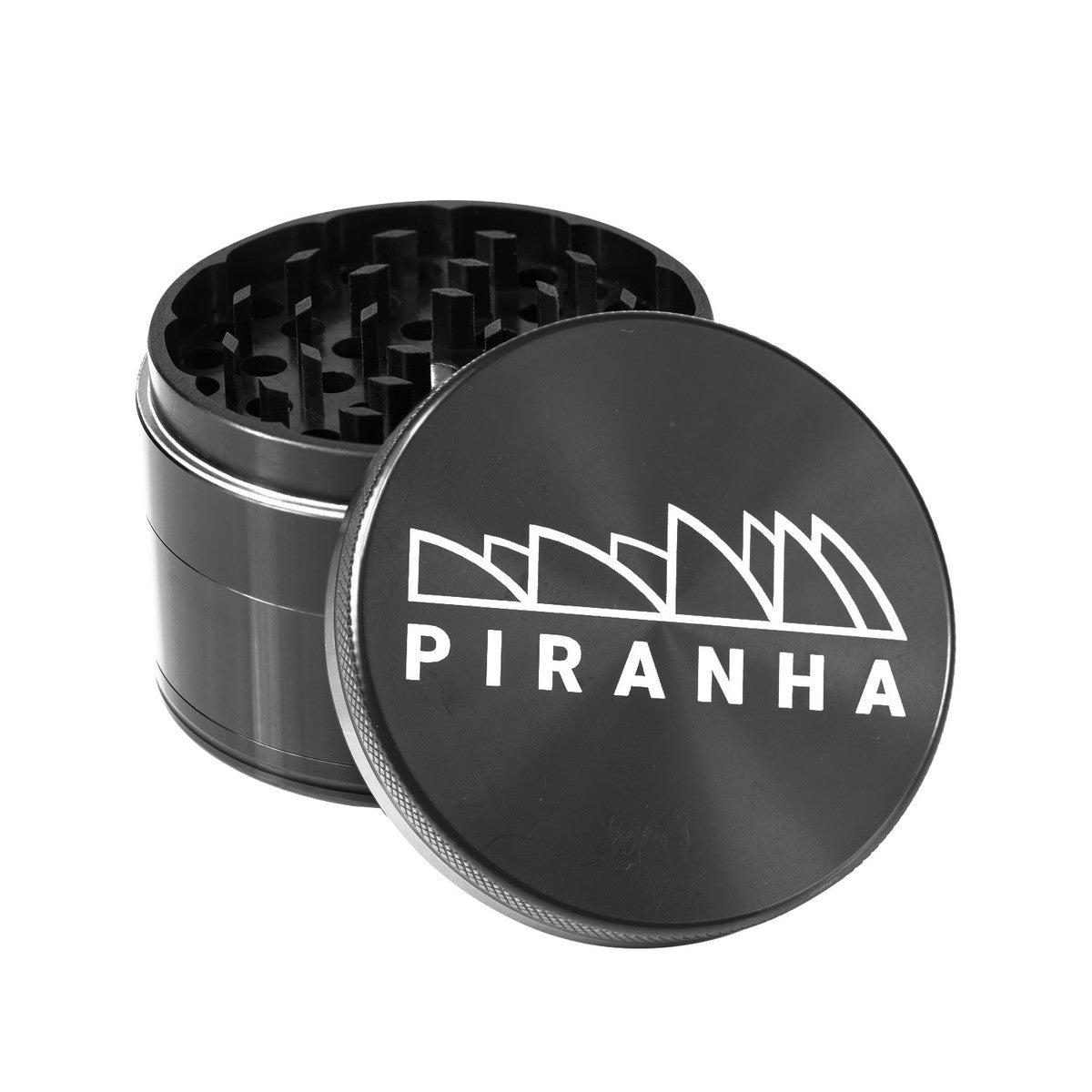 The 4-piece grinder always serves peak functionality. Featuring a strong magnetic lid, razor sharp teeth, a sifting and storage compartment, a screen at the bottom where kief is caught and stored, plus a pollen pick to collect and top off a bowl (or save for a rainy day).