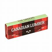 Canadian Lumber papers are made with 100% all natural Arabic gum. Arabic gum comes from various species of the Acacia tree. The natural gum is actually made of hardened sap. It is water soluble, edible, and used throughout the food industry.