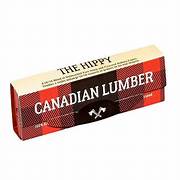 CANADIAN LUMBER HIPPY 50/50 BLEND UNBLEACHED PURE HEMP & FLAX ROLLING PAPER 1¼" W/ TIPS - BOX OF 22