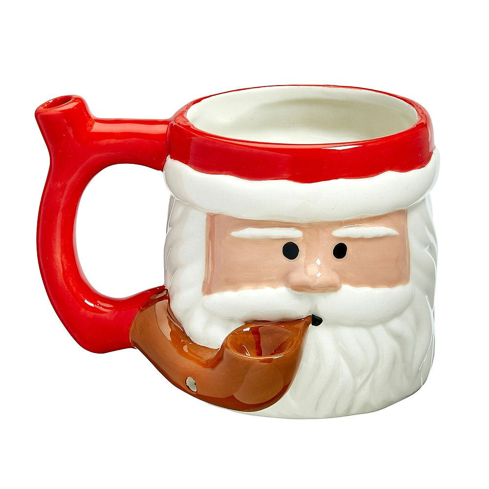 Look no further for the perfect on-trend gift for friends who enjoy a 'special' coffee every now and then. These fun and trendy novelty mugs are made of ceramic and holds around 16oz. of liquid. The mug features a Santa in brilliant colours with bushy white eyebrows and a moustache. The handle finishes the look in a bold re
