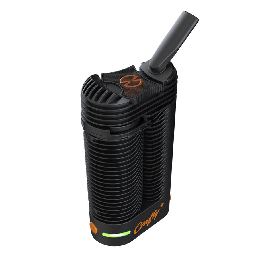 DUAL USE PORTABLE VAPE This German-engineered vaporizer has been reinvented to be the perfect companion on the go, with a new, sleek and improved housing. Handy and compact, the battery-powered CRAFTY+